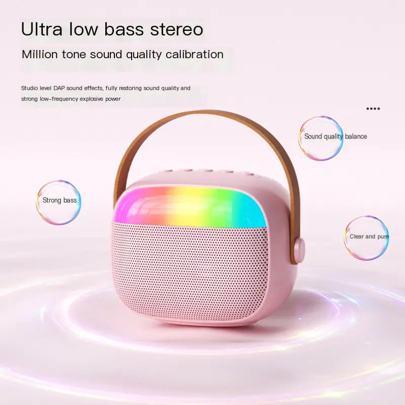 Wireless Bluetooth Karaoke Microphone Speaker Set