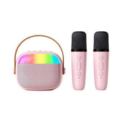Wireless Bluetooth Karaoke Microphone Speaker Set