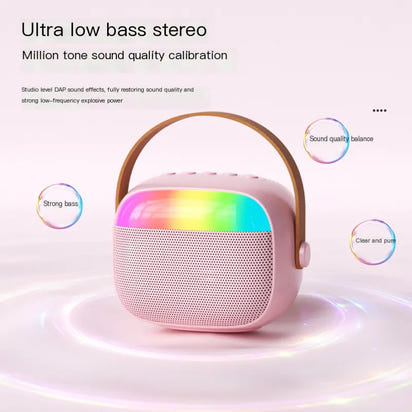 Wireless Bluetooth Karaoke Microphone Speaker Set